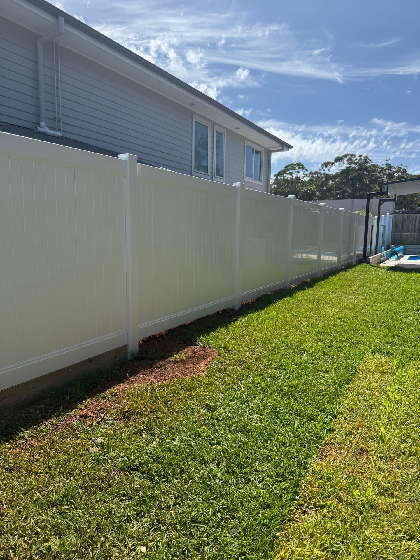 Recent fencing install — Mid Coast Boundary Fencing, NSW
