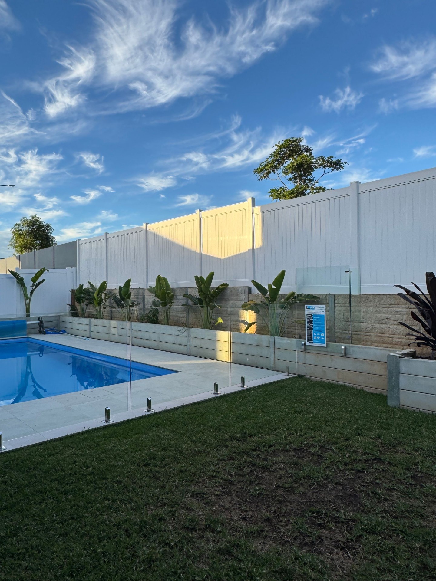 Glass Pool Fencing — Mid Coast Boundary Fencing, NSW