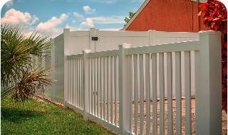 PVC Fencing — Mid Coast Boundary Fencing, NSW
